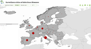 Carte-des-cas-de-légionellose-en-Europe